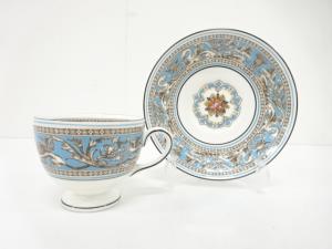 WEDGWOOD　ウェッジウッド　フロレンティーン　ターコイズ　カップ＆ソーサー　洋食器